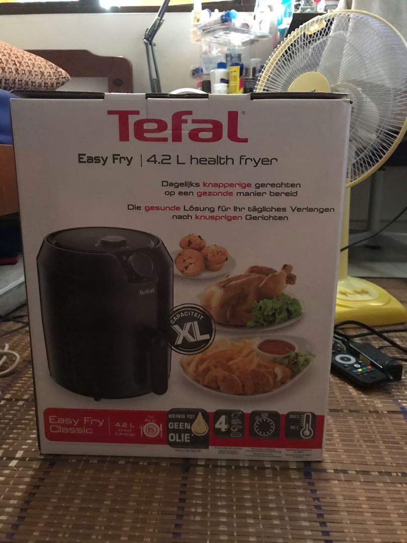 (JB) Tefal Easy Fry Classic 4.2L (EY20) Air Fryer, TV & Home Appliances