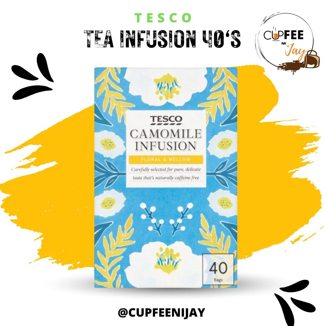 TESCO TEA INFUSION CAMOMILE 40'S on Carousell