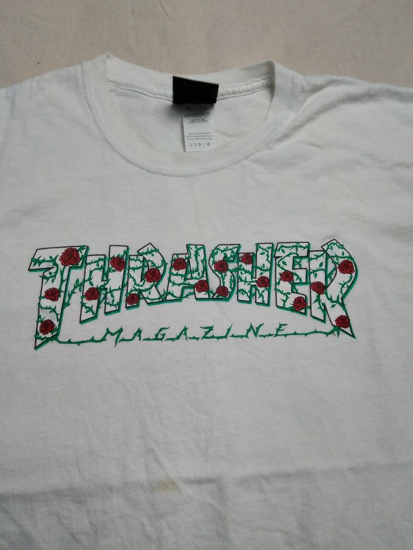 Floral online thrasher shirt