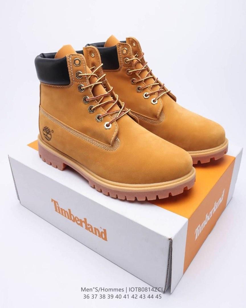 Timberland 6 Inch Leather Boots Genuine leather Men s and Women s
