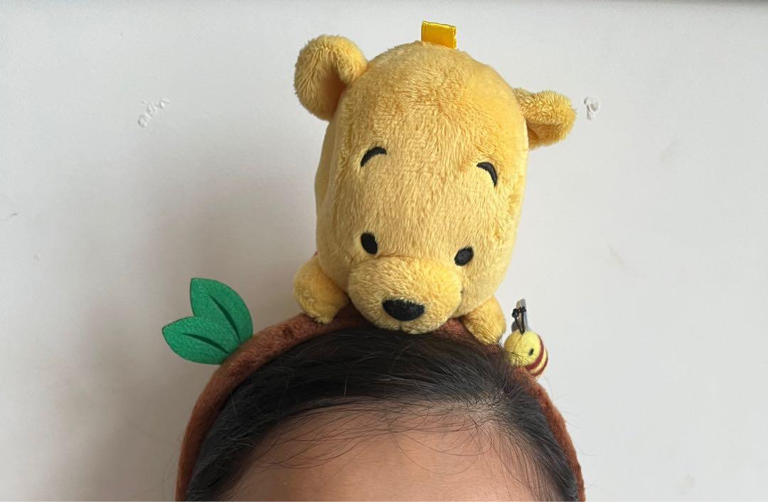 Accessories (non-metal) Winnie the Pooh (Ribbon) Hair Band 「 Winnie the Pooh  」 Tokyo Disney Resort Only, Goods / Accessories