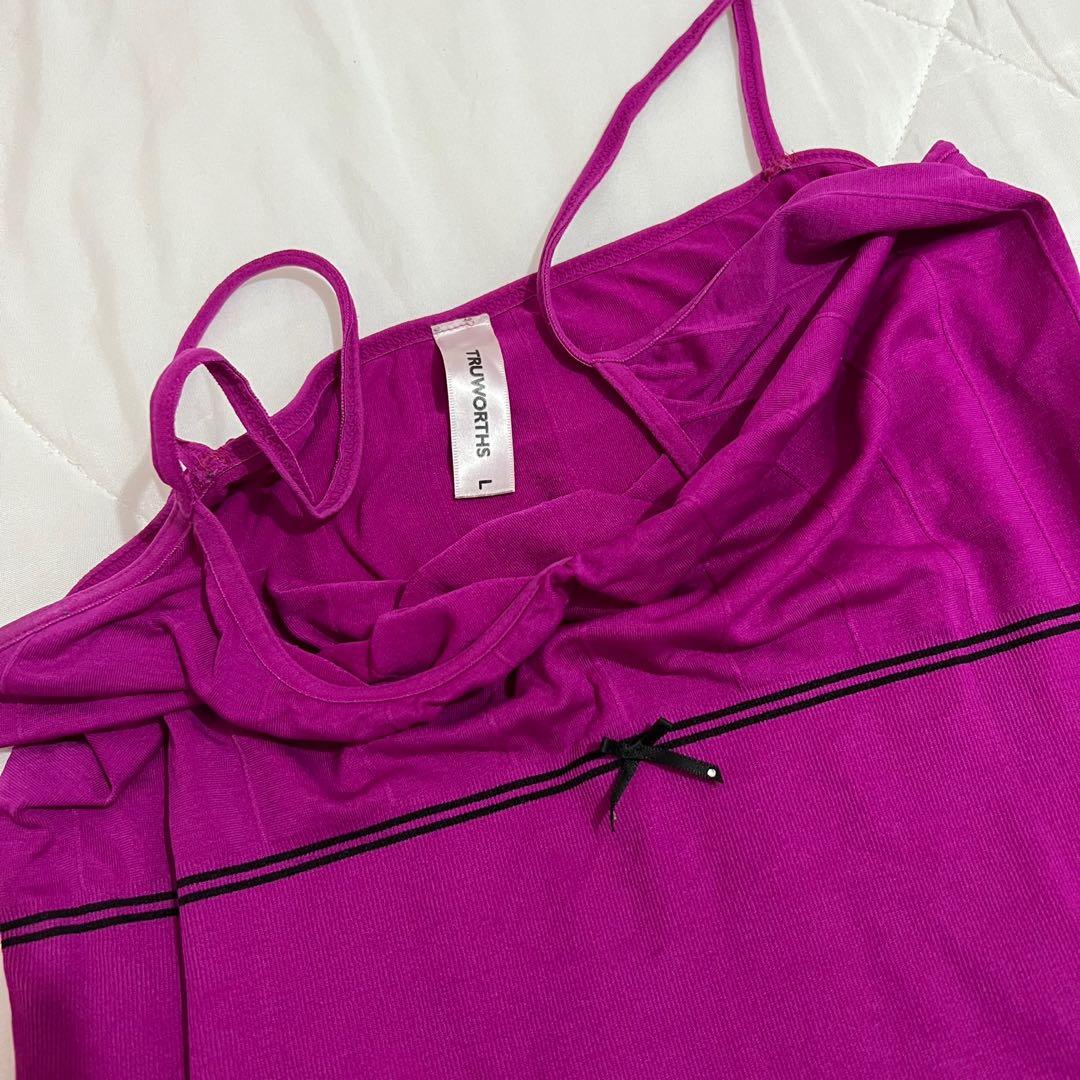 truworths mini fuchsia dress with ribbon detail Women s Fashion