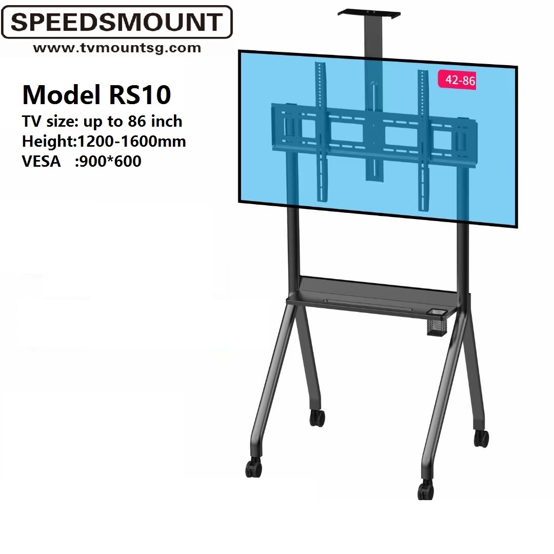 5586 inch TV stand wall mount Jamboard bracket and laptop soundbar
