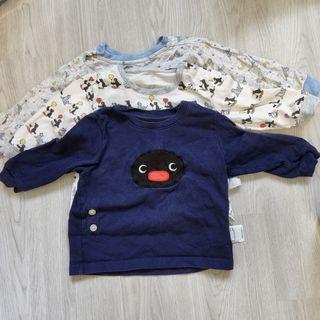 Uniqlo 80cm Baby Toddler Pajamas Long Sleeve Top