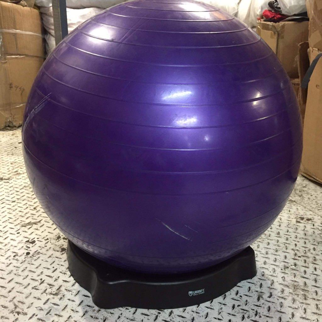 Exercise ball chair 2025 stand