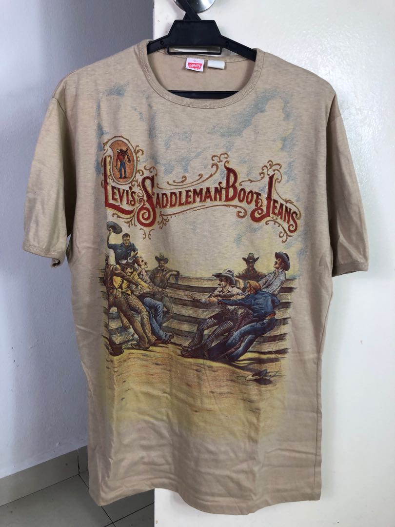 Vintage 70s Levis Saddleman Deadstock Men s Fashion Tops Sets