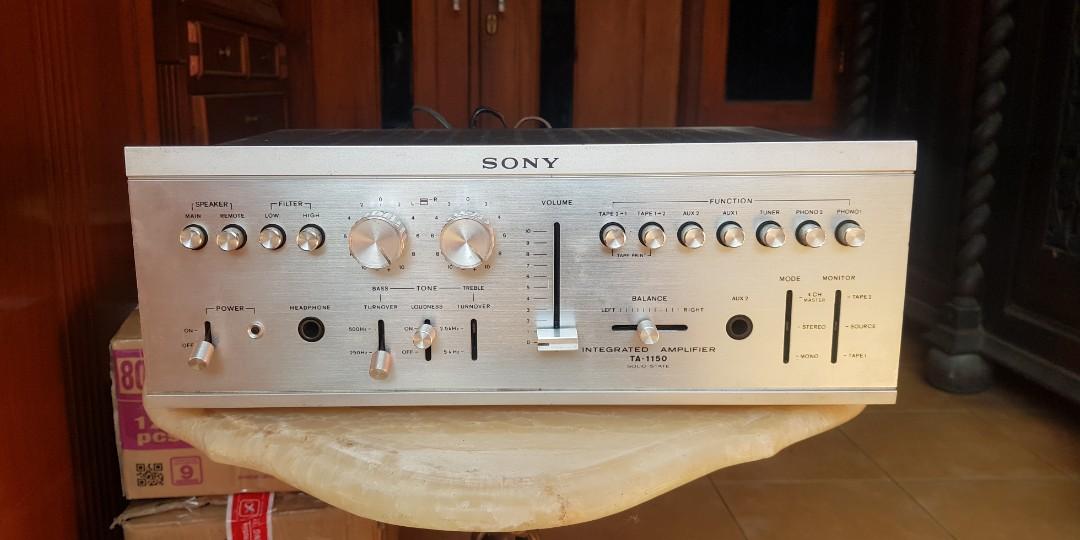 vintage amplifier sony ta 1150 