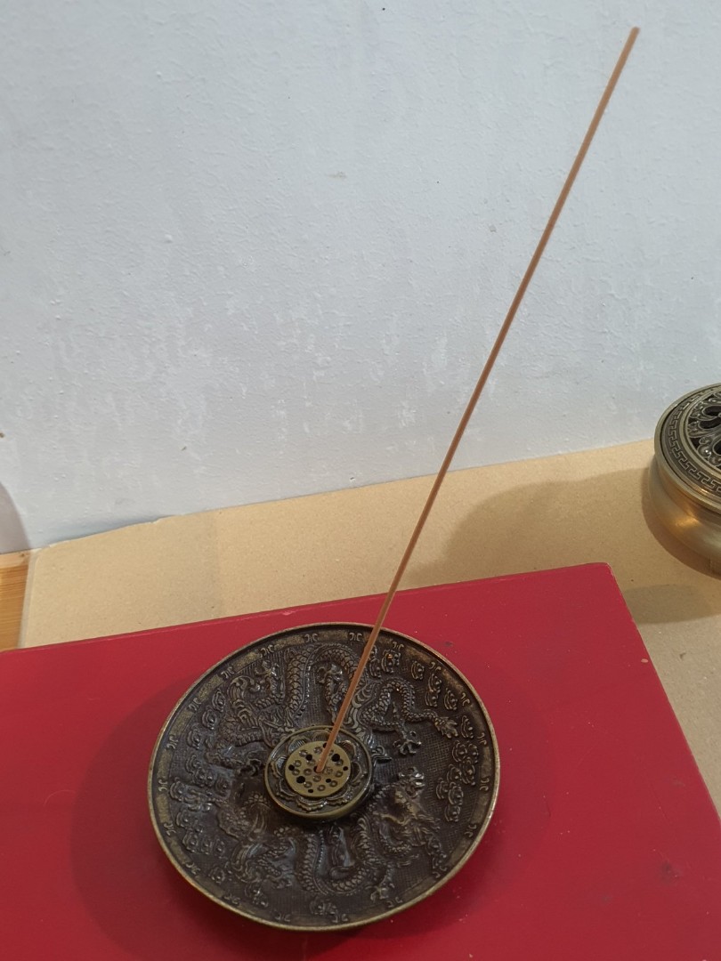 Vintage Brass Incense Holder, Furniture & Home Living, Home Fragrance