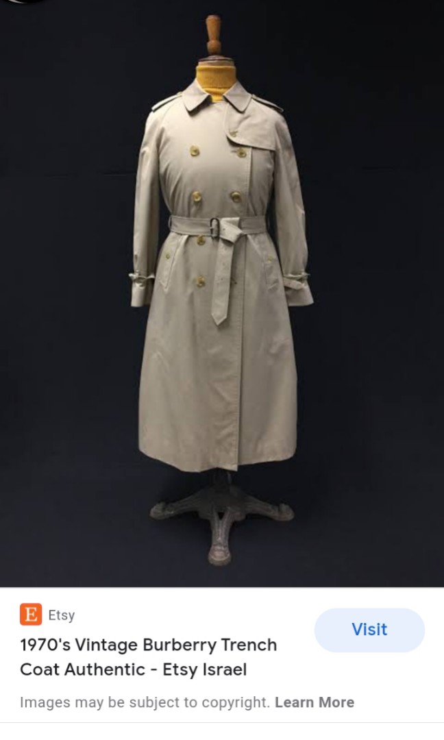 Vintage burberry trench coat, Women's Fashion, Coats, Jackets and