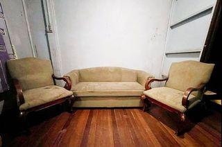 Vintage Sofa Set/Frame 4-1-1