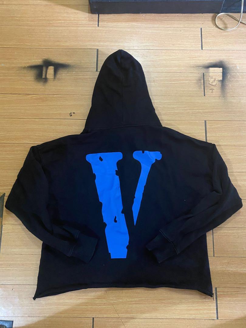 Vlone top blue hoodie
