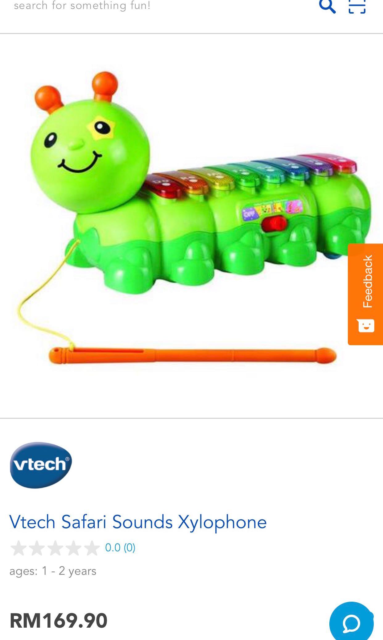 VTech Caterpillar Xylophone, Babies & Kids, Infant Playtime on Carousell