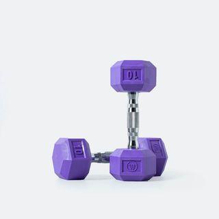 Wandergym 10Lbs Wanderbar Hex Dumbbells (Product Pull out)