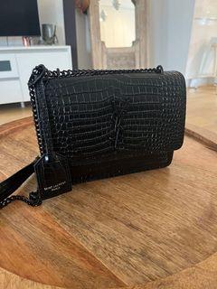 YSL Croc Leather bag….SEE ALL PICS