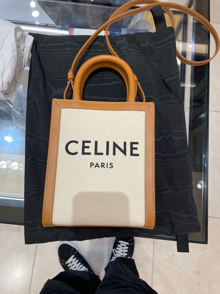 Shop authentic Céline Mini Vertical Textile Cabas at revogue for just USD  1,300.00