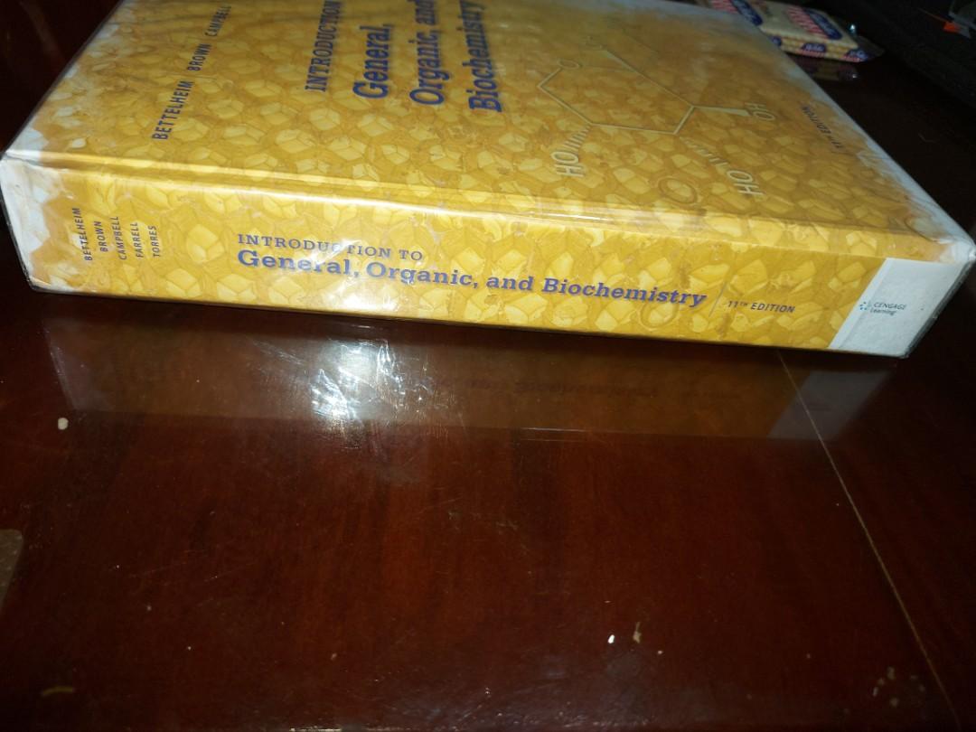 11th ed. Bettelheim Introduction to General, Organic, and Biochemistry (Category: Textbooks) located in Bacoor. Submitted by denj119 (Listing ID 1176233291, Image 3). Description: Good as new. This was the prescribed book for the biochemistry course of UST Medtech. -No highlights or dents -Has plastic cover for protection.