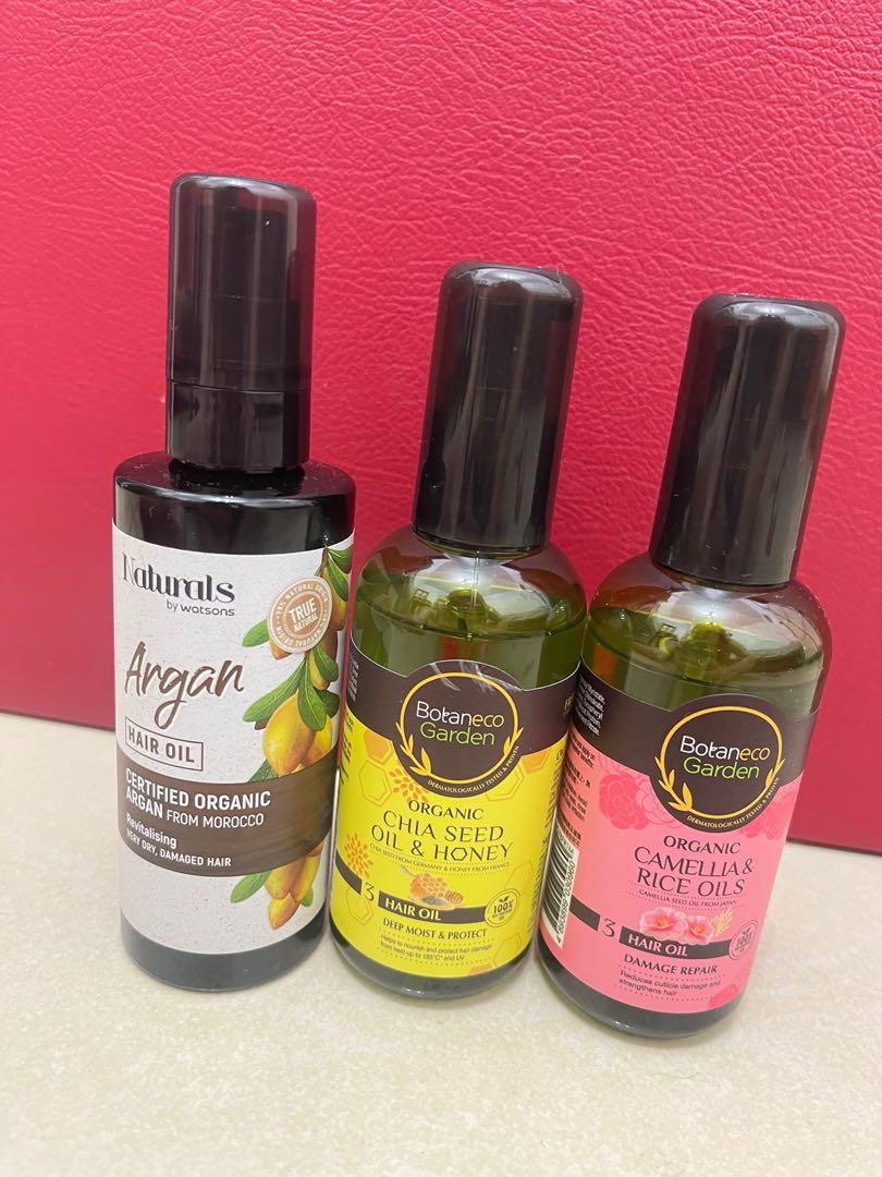 1 SET - 3 Type Hair Oil - Dry or Damage Hair, Beauty & Personal Care, Hair  on Carousell