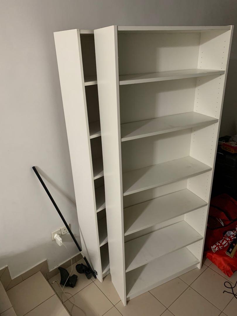4 ikea bookshelves, 2 different styles, Furniture & Home Living