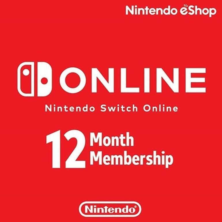 [Activate on 19 Aug] Nintendo Switch Online 1year membership, Video