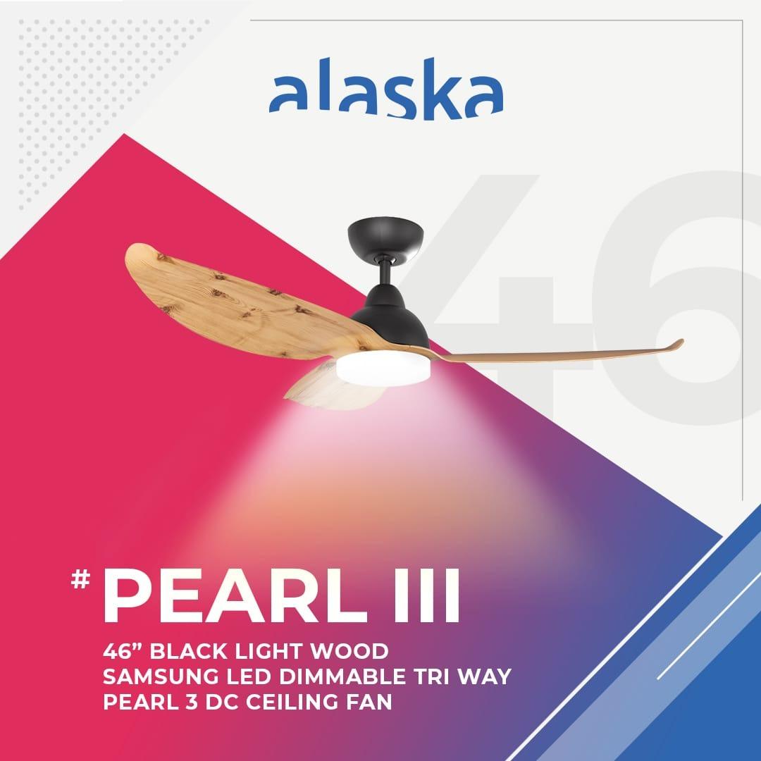 ALASKA PEARL III DC MOTOR + REMOTE CONTROL + 20W LED PANEL, Furniture ...