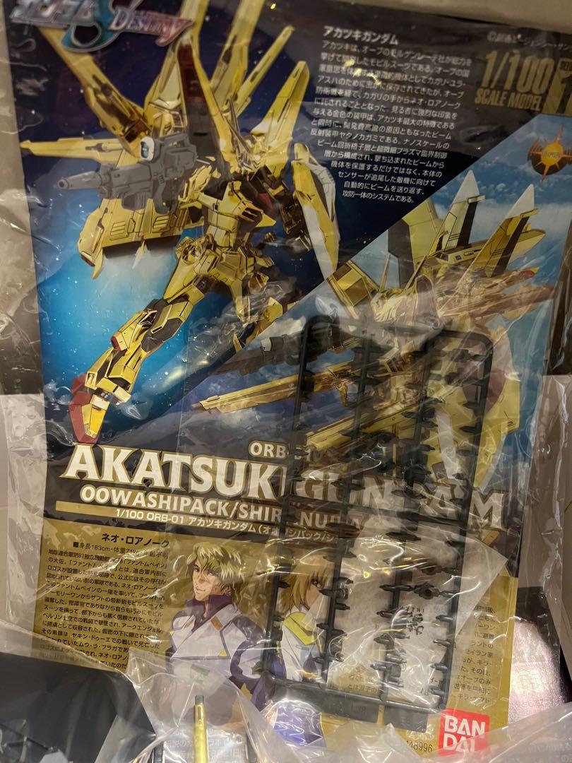 Alatsuki Gundam Orb 01 曉大鷲不知火1 100 1 00 興趣及遊戲 玩具 遊戲類 Carousell
