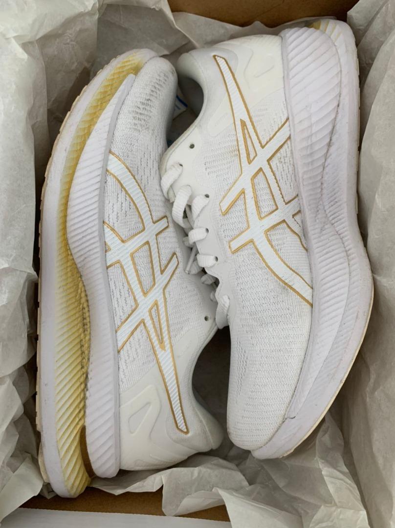 Asics glideride new arrivals white gold
