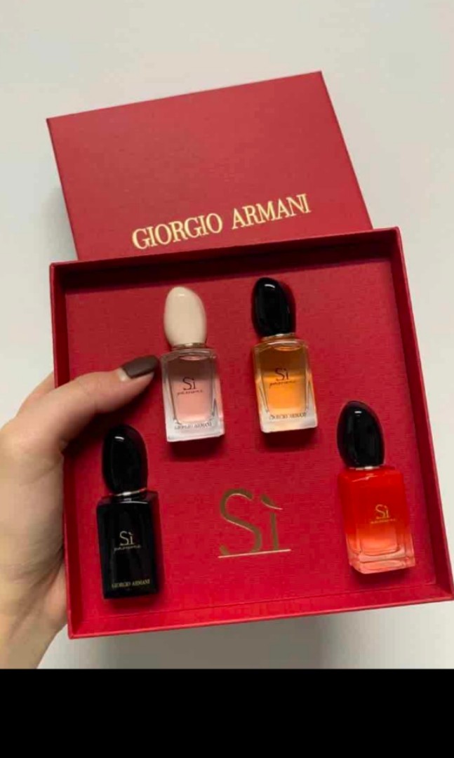 Armani si mini gift set discount