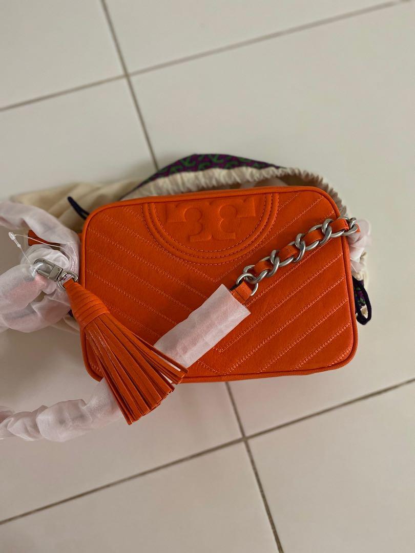 Fleming distressed store chevron camera bag