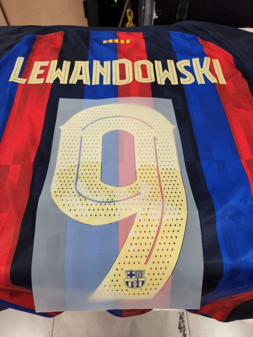 HEFEI，22-23fc Barcelona Home Shirt Number9 Robert Lewandowski