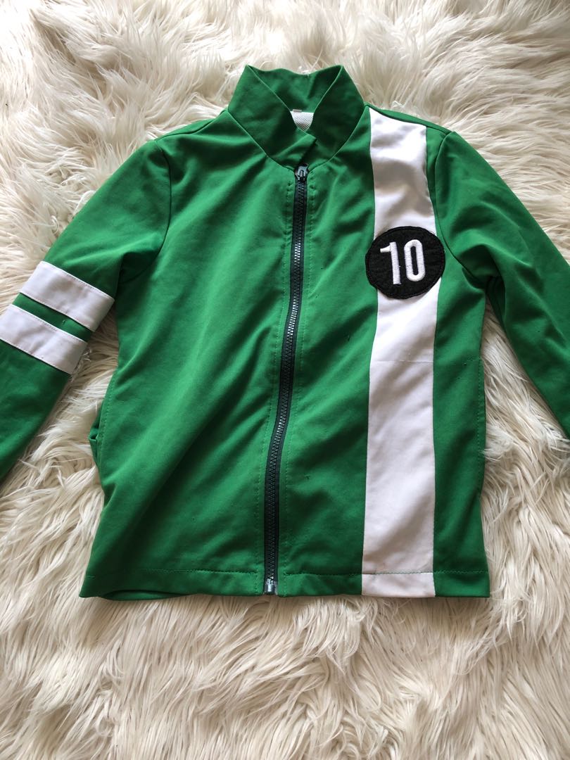 Ben 10 Ryan Kelley Ben Tennyson Green Leather Jacket With Free Shipping |  eBay