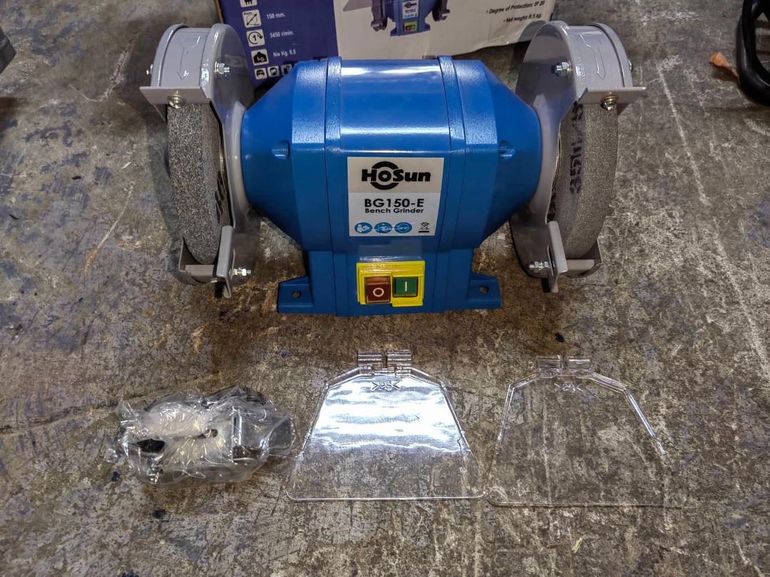 Bench grinder (Category: Construction Tools & Equipment) located in Manila. Submitted by 09150361920ronvillaflor (Listing ID 1176091107, Image 2). Description: Bench grinder Brand: Hosun SIZE: 6" Price: ₱ 2,200 Welcome to "Takezo Industrial Supply" For inquiries GLOBE:📞 ☎ 0915-036-1920 VIBER:📞 ☎ 0915-036-1920 Email me@ 📫 📑 r-o-n-.-t-a-k-e-z-o-i-n-d-u-s-t-r-i-a-l-@-g-m-a-i-l-.-c-o-m Check my Carousell: https://www.carousell.ph/u/ronvillaflor0/