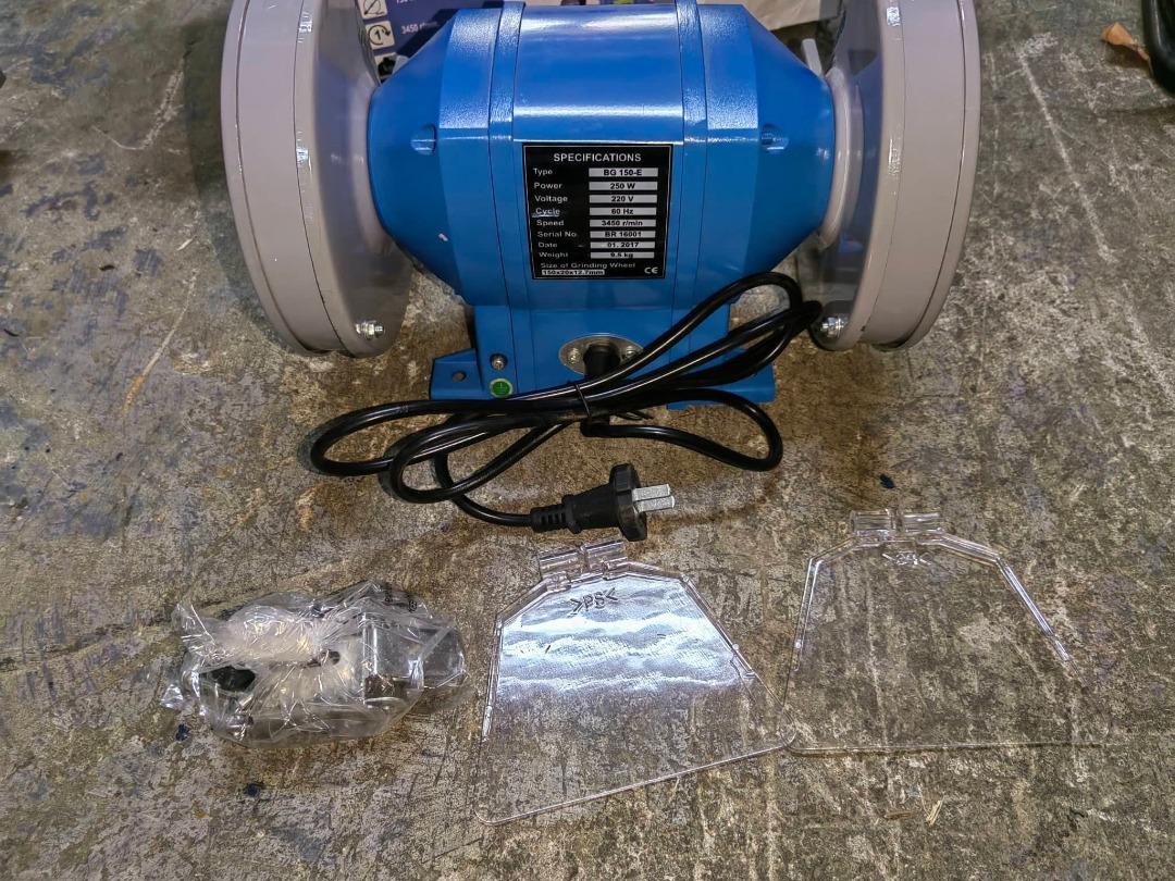 Bench grinder (Category: Construction Tools & Equipment) located in Manila. Submitted by 09150361920ronvillaflor (Listing ID 1176091107, Image 3). Description: Bench grinder Brand: Hosun SIZE: 6" Price: ₱ 2,200 Welcome to "Takezo Industrial Supply" For inquiries GLOBE:📞 ☎ 0915-036-1920 VIBER:📞 ☎ 0915-036-1920 Email me@ 📫 📑 r-o-n-.-t-a-k-e-z-o-i-n-d-u-s-t-r-i-a-l-@-g-m-a-i-l-.-c-o-m Check my Carousell: https://www.carousell.ph/u/ronvillaflor0/