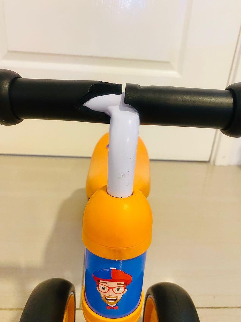 Blippi Cricket Baby Walker Balance bike with 4 Wheels for ages 1224