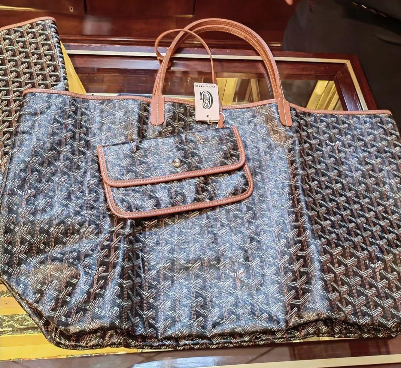 Goyard St Louis tote bag in red, Luxury, Bags & Wallets on Carousell