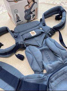 BNIB Oxford Blue Baby Carrier Omni 360 Cool Air Mesh
