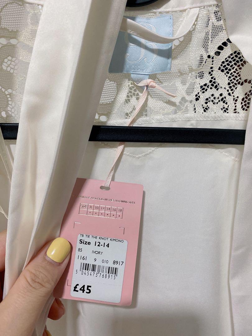 Bridal White Lace Kimono Ted Baker