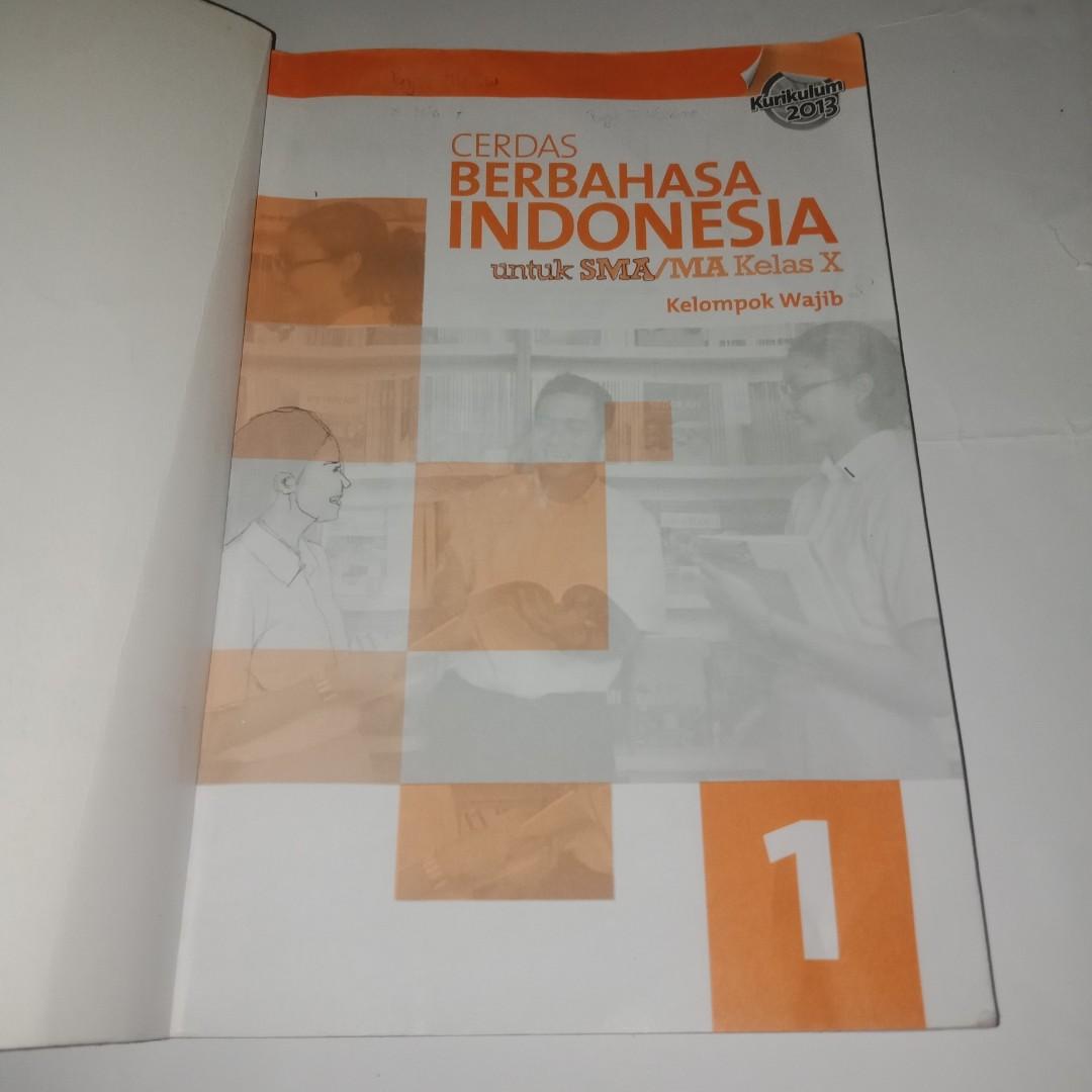 Buku Pelajaran Cerdas Berbahasa Indonesia Jilid 1 Untuk Smama Kelas X