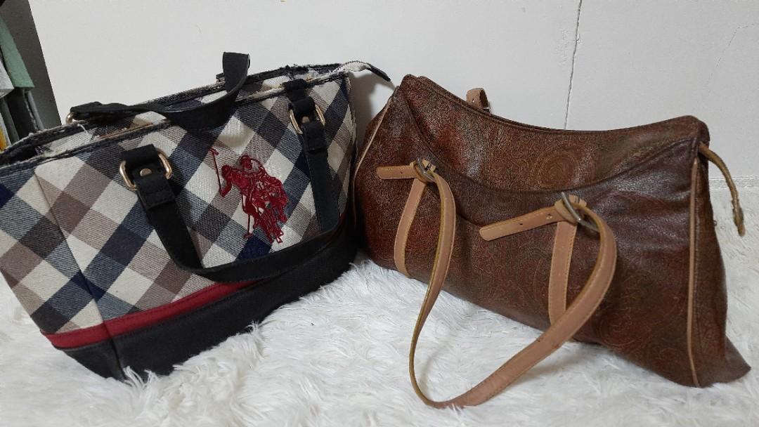 ‼️BUNDLE SALE PRELOVED BRANDED BAGS💟 (Category: Shoulder Bags) located in Santa Rosa. Submitted by Zophahollic (Listing ID 1176079075, Image 1). Description: ✅️ PRICE IS FOR EACH BUNDLE, HAVE YOUR CHOICE OF MID BRANDS‼️ 💯Polo RL, etro coded,Lacoste, kipling, capacci, LQ,troops,kylie ✅️ Please ask for more details.. PRICE IS FIXED FOR EACH BUNDLE‼️ SPECIAL DISC FOR BULK PURCHASES‼️.