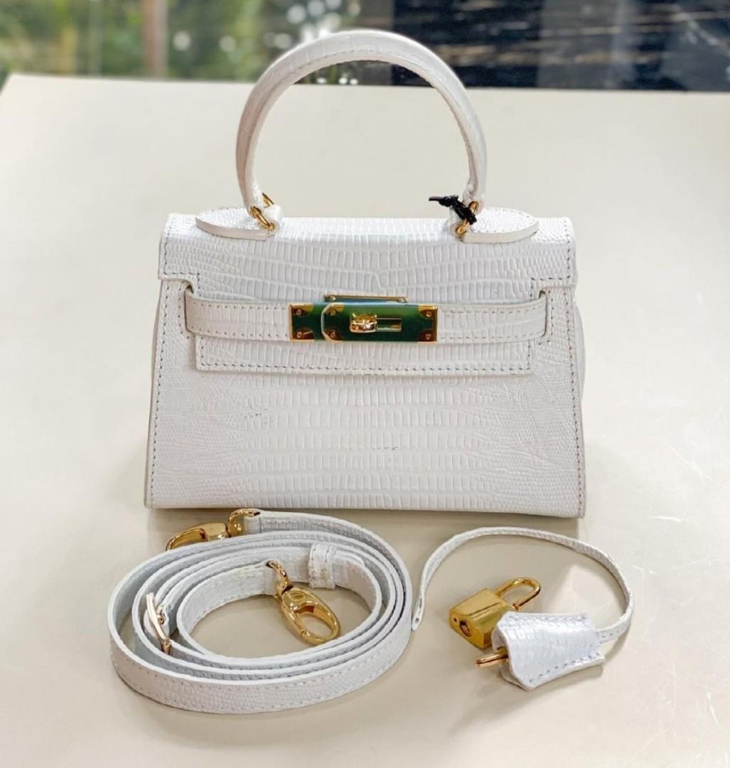 Hermes mini kelly white sale