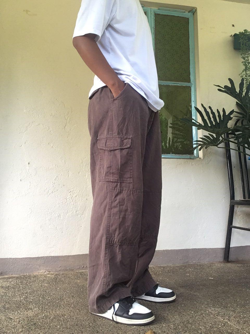 Cargo Baggy Pants by Cabela s Dark Brown Men s Fashion Bottoms