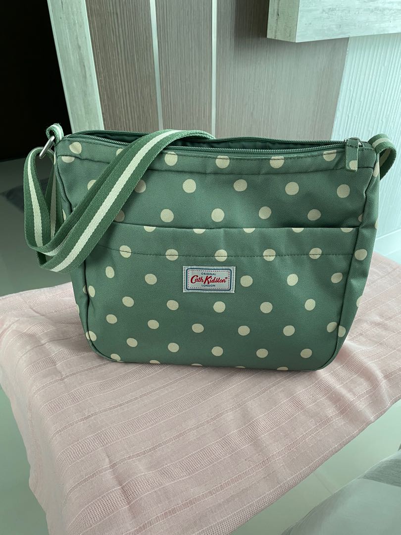 Cath kidston green best sale spot bag