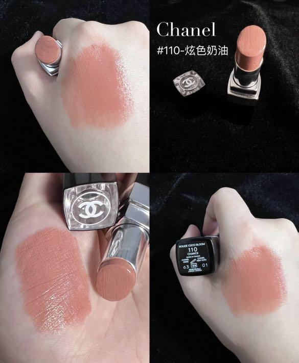 Chanel Chance 110 Rouge Coco Bloom Lip Colour Review  Swatches