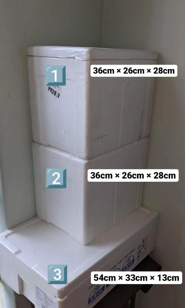CHEAP styrofoam boxes small, medium, large sizes available