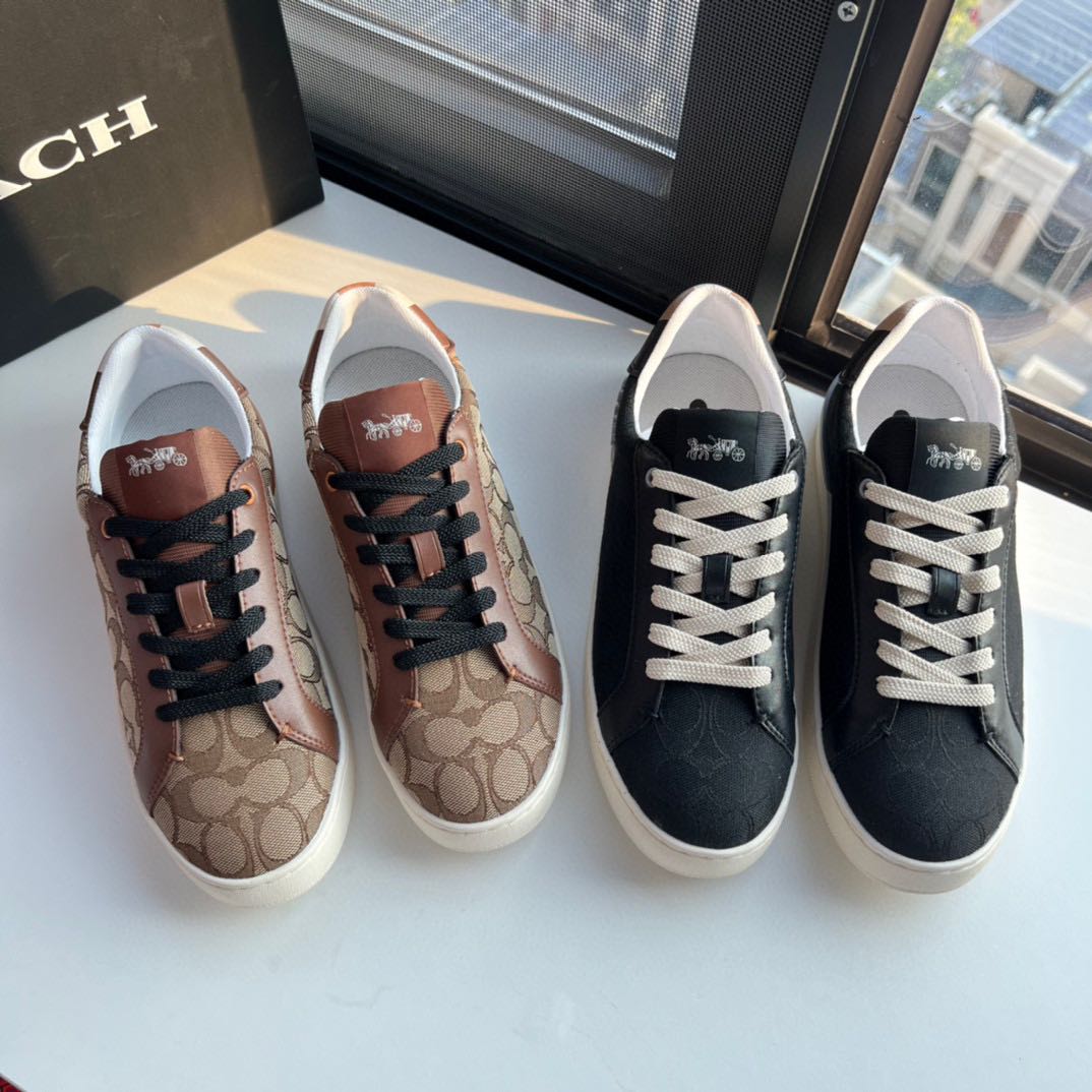 Tenis coach mujer 2025 cafe