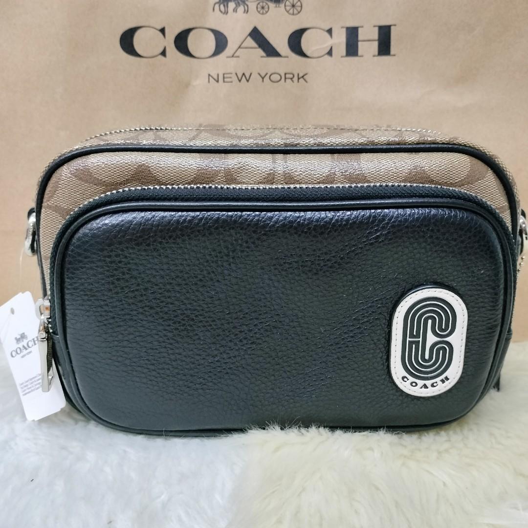 Court crossbody in signature hotsell canvas with coach patch