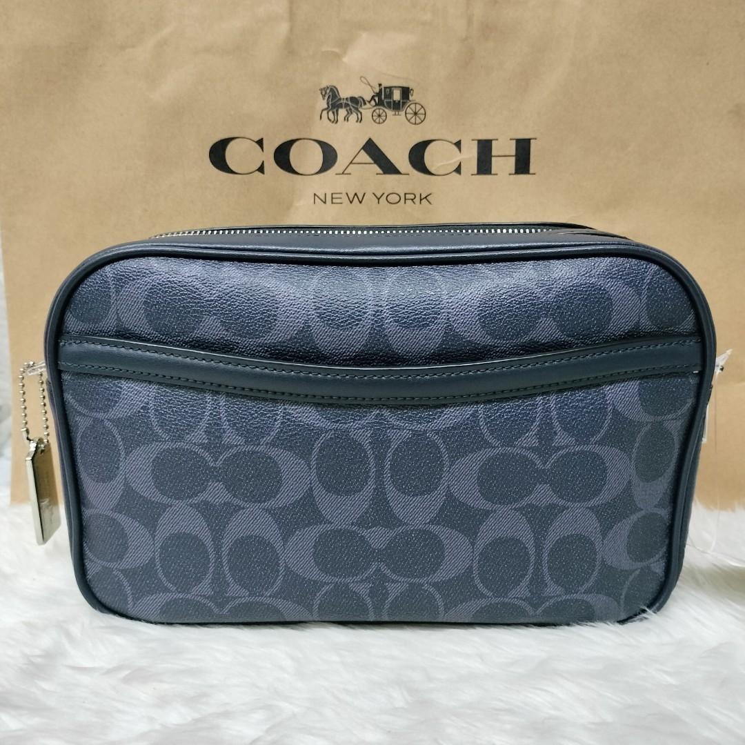 COACH JES CROSSBODY BAG IN SIGNATURE CANVAS DENIM, Women's Fashion