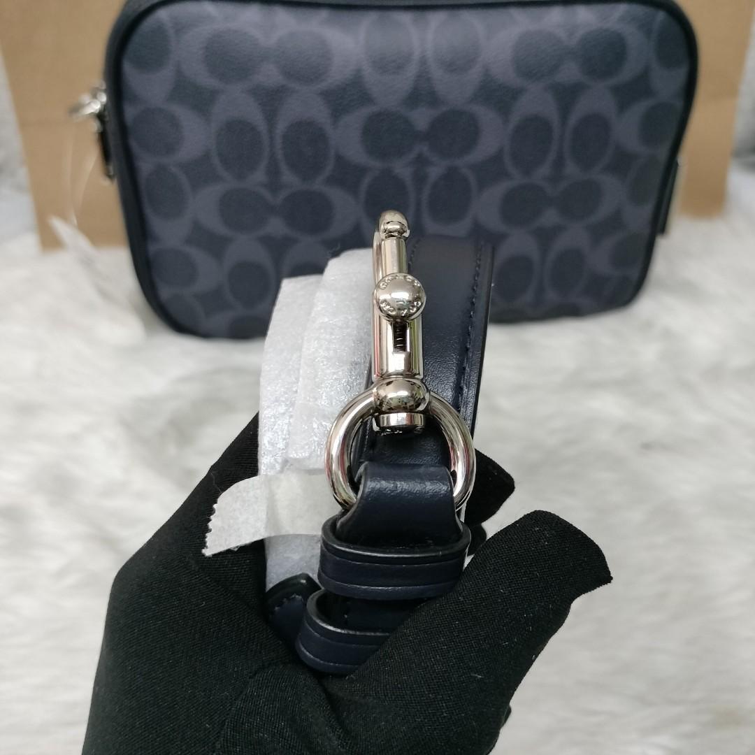 COACH JES CROSSBODY BAG IN SIGNATURE CANVAS DENIM, Women's Fashion