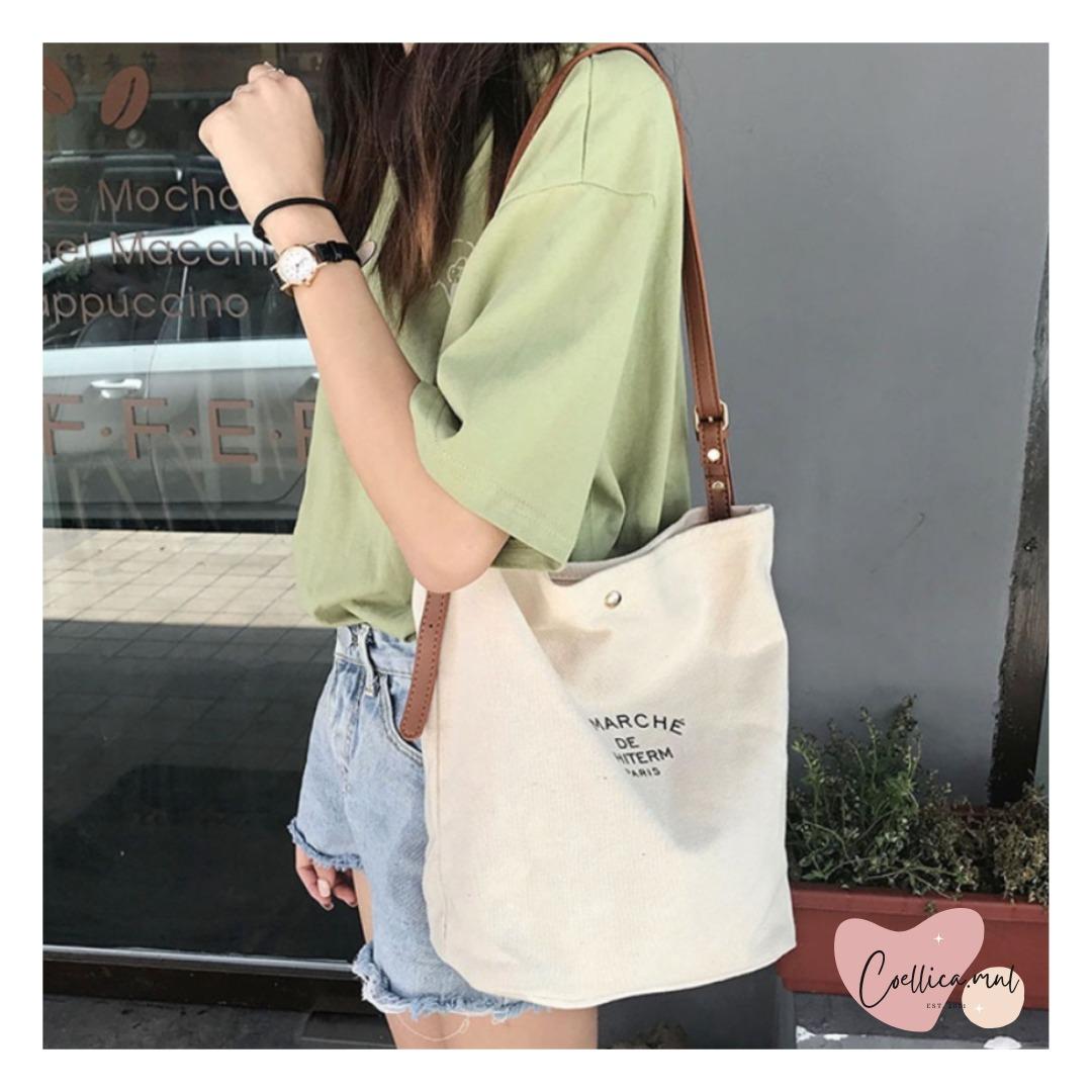 Coellica s Classic One Shoulder Tote Bag Handbag Sling Bag Large Capacity for Students COD Available