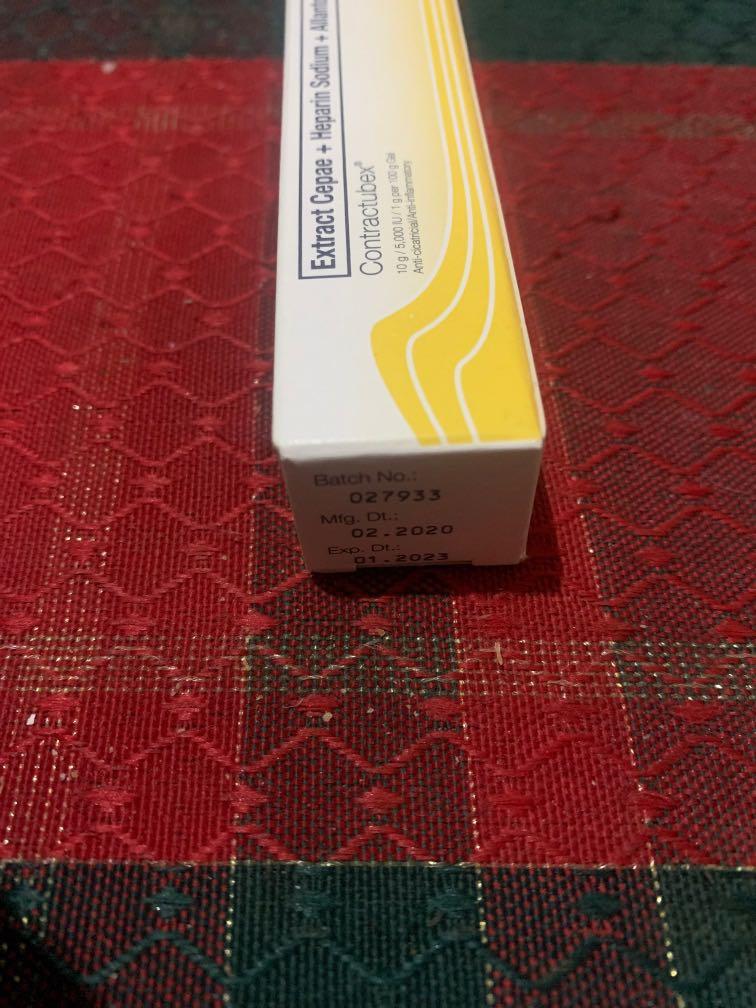 Contractubex Scar Gel 10g, Health & Nutrition, Medical Supplies & Tools ...