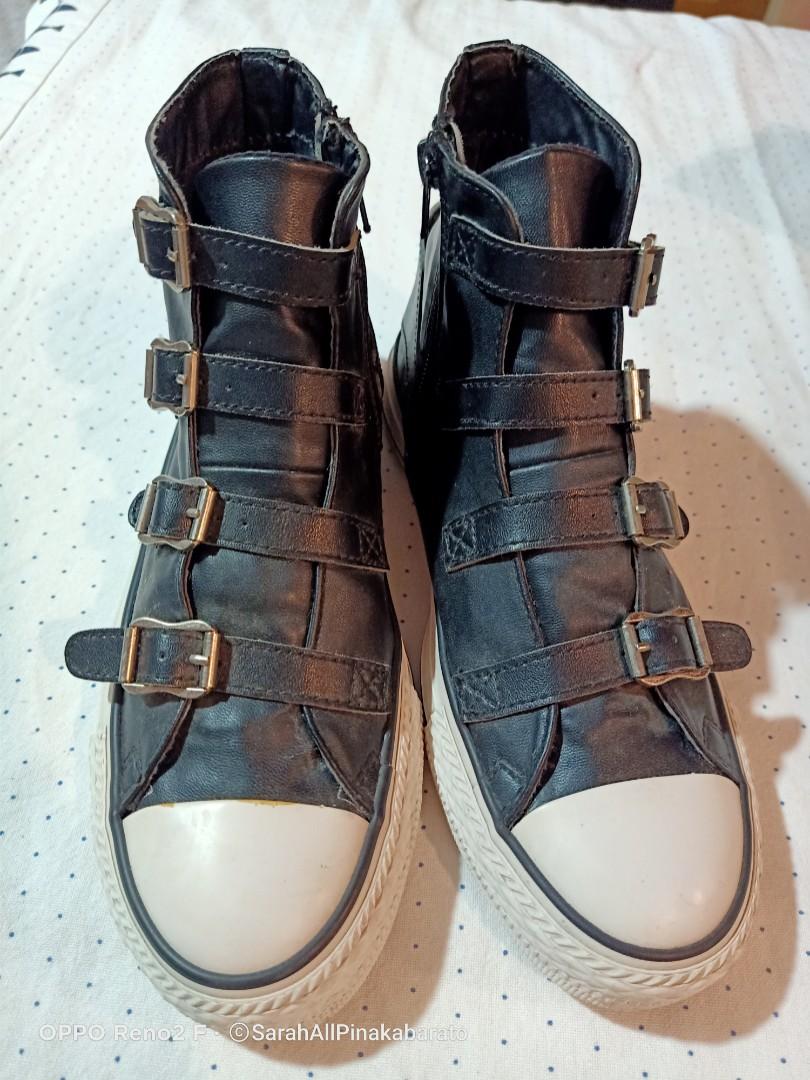 Converse buckle shoes best sale